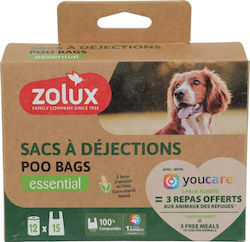 Zolux Umweltfreundliche Hundekotbeutel X12