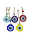 Handmade Hanging Lucky Charm Burner Purple made of Glass 7cm 1pcs