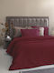 Palamaiki Posh Sateen Σετ Σεντόνια Υπέρδιπλα 240x270εκ. Bordo (4τμχ)