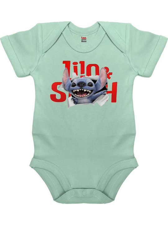 Koupakoupa Stitch Movie Mâneca scurta Mint