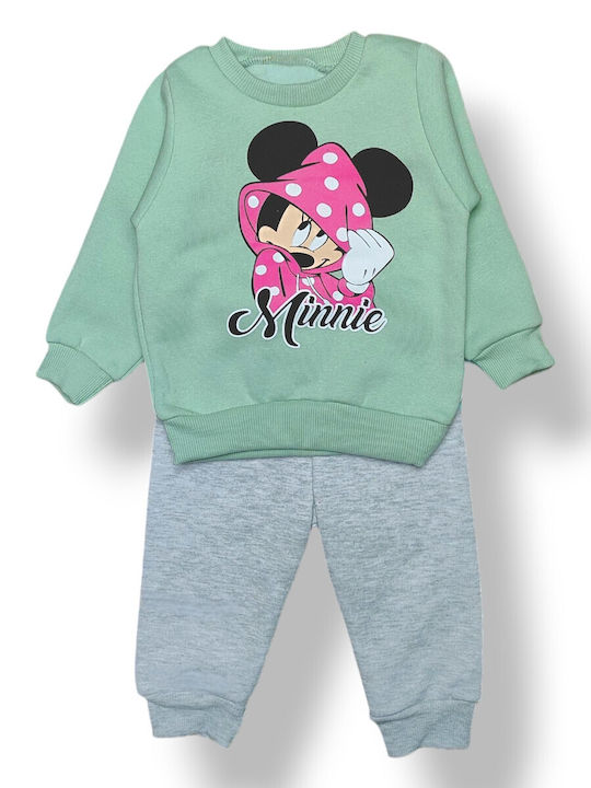 Kids Sweatpants Set Βεραμάν, Φουξ