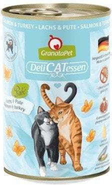 Granatapet Delicatessen Salmon Turkey Wet Cat Food 400g