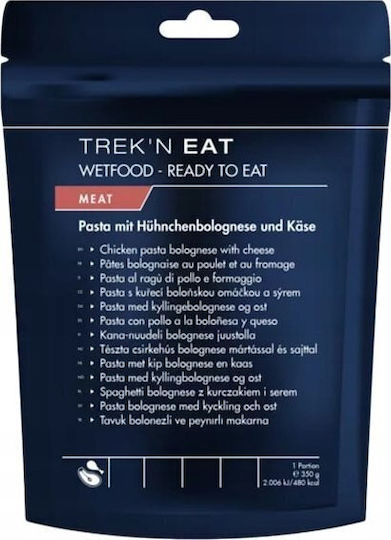 Σπαγγέτι Μπολονέζ Κοτόπουλο Τυρί Trek N Eat-rte 350g