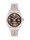 Philipp Plein Lady Γυναικείο Ρολόι 34mm Μπαταρίας με Ροζ Μεταλλικό Μπρασελέ