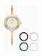 Jacques Du Manoir Women's Watch 26mm Battery with Gold Metal Bracelet