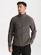 Men's Fleece Cardigan Gray
