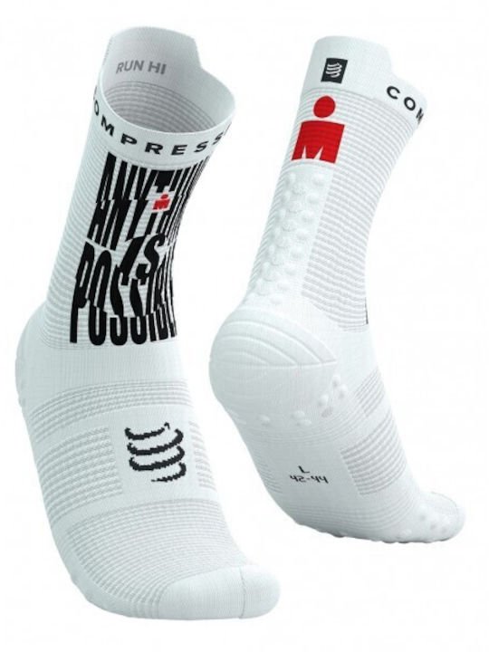 Compressport Racing Running Κάλτσες Λευκές 1 Ζε...