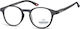 Montana Eyewear Reading Glasses +1.00 in Black color