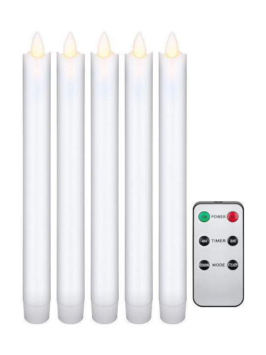 Goobay Decorative Lamp Wax Polish White 10pcs