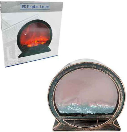 – Round Decorative Lamp Fireplace