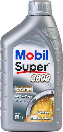 Mobil Super 3000 X1 Synthetisch,Polyester/Cotton/Leather Autopflegeöl 5W-40 1Es