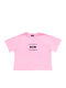 Kids' Crop Top Short Sleeve Pink