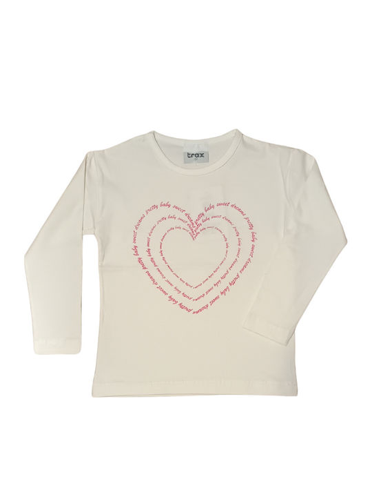 Trax Kids' Shirt Long Sleeve Ecru