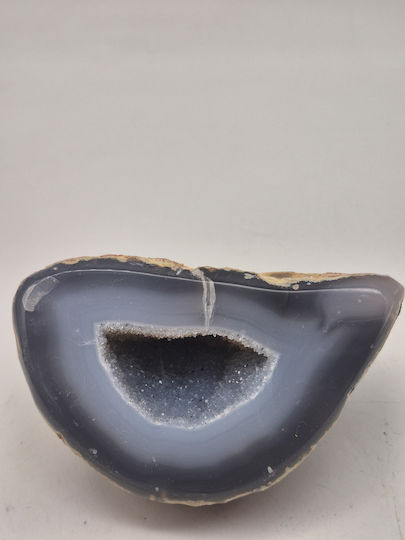 Geode Of Lace Agate Quartz Crystal