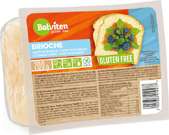 Balviten Ψωμί Brioche Φέτες Χωρίς Γλουτένη 200g