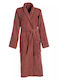 Nef-Nef Homeware Vania Rose Bathrobe with Collar Rose 380gr/m²
