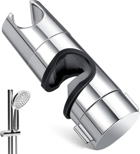 Sliding Phone Holder Φ20 Φ25 Adjustable Shower Rod Column Chrome Sliding Phone Holder Φ20 Φ25 Adjustable Shower Rod Column Chrome