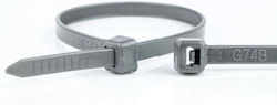 Stabilus Plastic Cable Ties In Gray Colour 100 Pieces 110226871