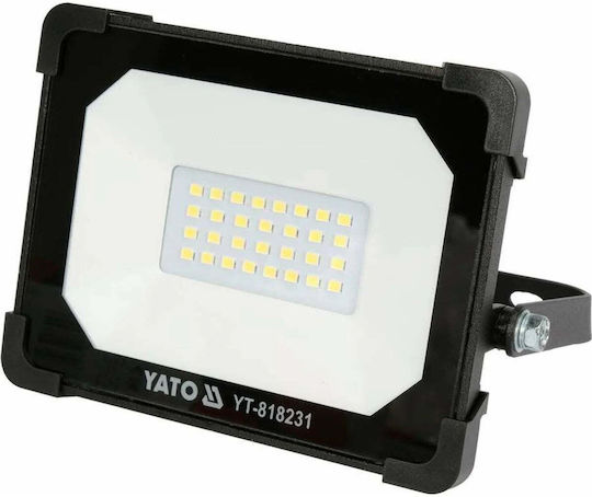 Yato Στεγανός Προβολέας LED 20W Ψυχρό Λευκό 6500K IP65