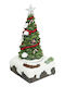 Christmas Illuminated Decorative Village Green with Battery with Music and Movement 24.5x12.5x12.5cm.