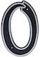 Blastic House Number 0 150mm Black