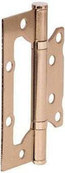 Hinge Door 100x63x2mm Aged Brass