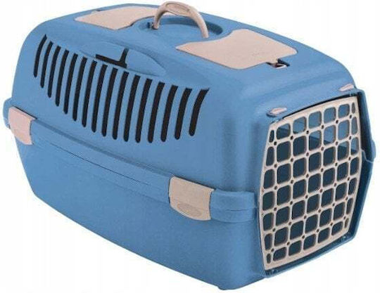 Zolux Transporter Cușcă de transport pentru câini Albastru 55x36x35cm