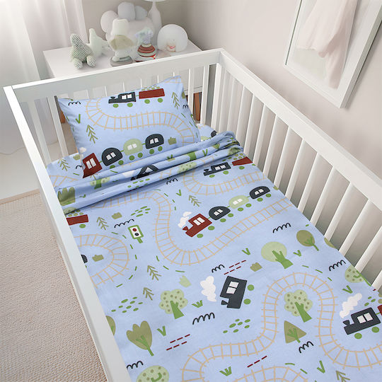 Lino Home Beige Fitted Baby Sheets 120x180cm