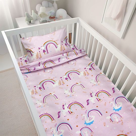 Lino Home Beige Fitted Baby Sheets 120x180cm