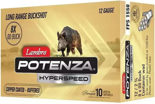 Φυσίγγια Δράμια Lambro Potenza Hyperspeed 8x8,6 Mm