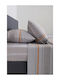 Naf Naf Summit Σετ Σεντόνια King Size 270x280εκ. Orange (4τμχ)