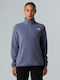 100 Glacier 1/4 Winter Women's Fleece Blouse with Zipper Twilight Galaxy
