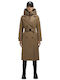 Damen Beige Mantel