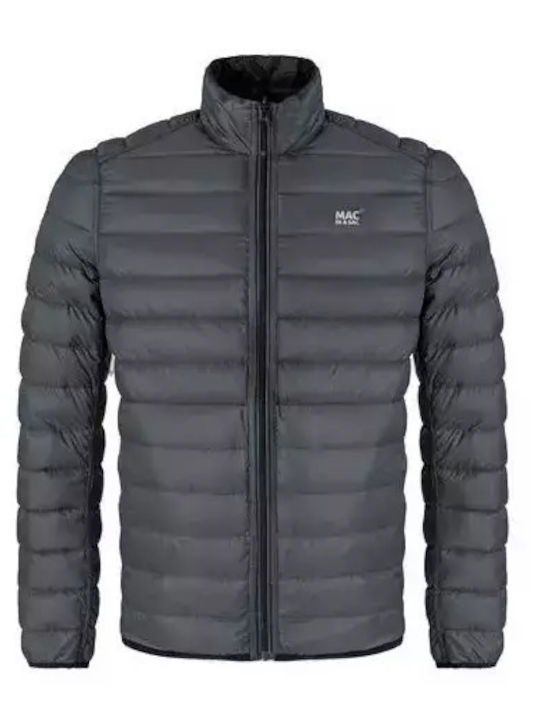 Jacket Puffer Grey/orange