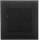 Lucas Recessed Wall Switch Two-Way Black