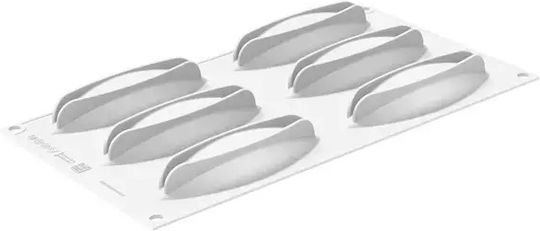 Silikomart Backform Törtchen Silikon 12x4x2cm 1cm