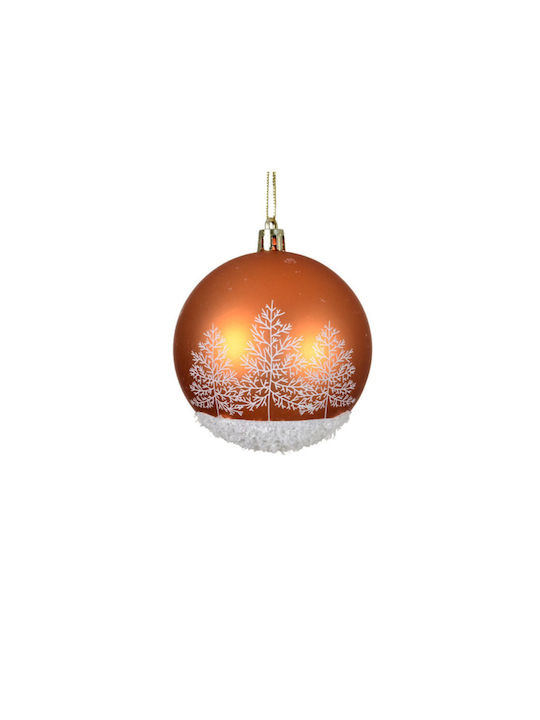 Hängendes Kugel Ornament Ornament Orange