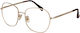 Max Mara Femei Metalic Rame Ochelari Fluture Au...