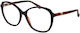 Max Mara Plastic Eyeglass Frame Brown MM 5052 092