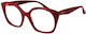 Max Mara Plastic Eyeglass Frame Red MM 5082 066