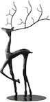 Zen Collection Metallic Black Reindeer 19x7x34 ...