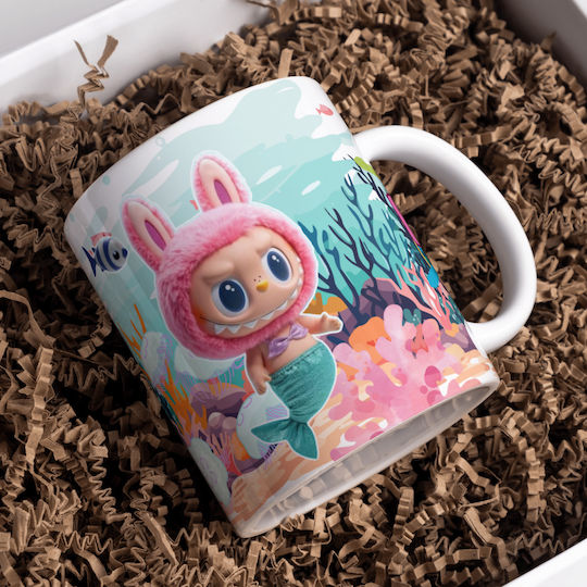Digital Place Mug Ceramic Multicolored 330ml