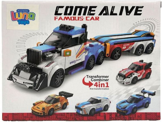 Luna Building Blocks Vehicles Transform For 6+ Years 161 Pieces