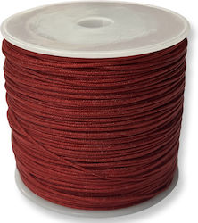 Bordeaux Macrame Laces 0.8mm 93m