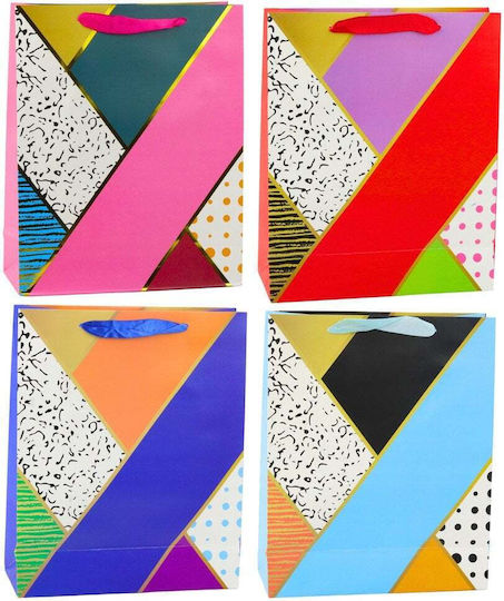 Lean Toys Paper Bag for Gift Multicolored 32x12x26cm.