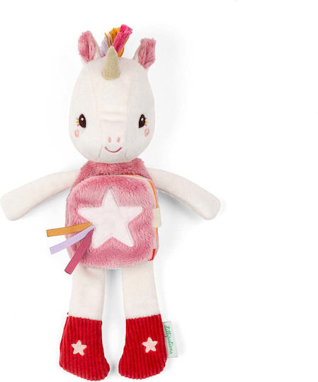 Lilliputiens Activity Book Unicorn glows in the dark made of Fabric with Sounds for 6++ Months
