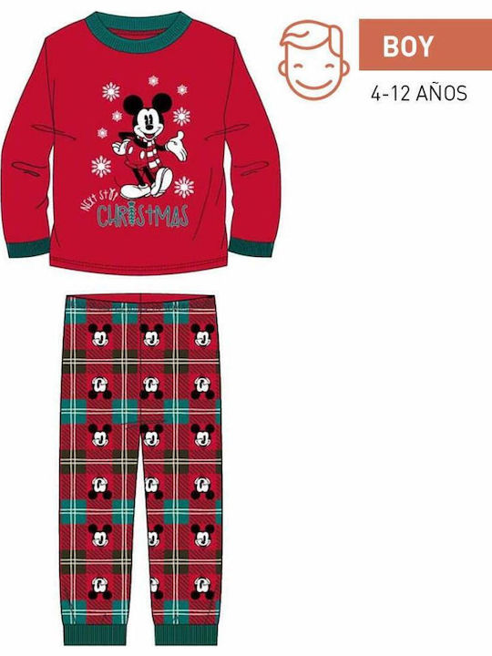 Cerda Παιδική Πιτζάμα Κόκκινη Mickey