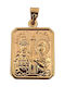 Rubini Charm Talisman Constantin Din Aur Galben 9 Carate
