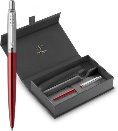 Parker Jotter Core Kensington Red Ct Ballpen Black Pouch 3501179305301 Nibs Fine