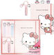 Hello Kitty Schreibwaren-Set A5 Notizbuch + Lesezeichen